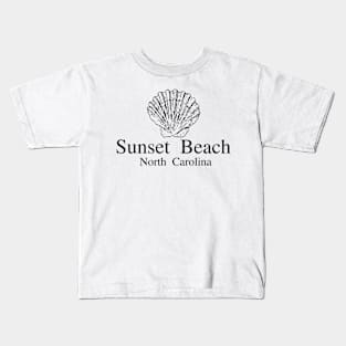 Sunset Beach, NC Kids T-Shirt